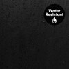 Americanflat 71x74 Solid Black Shower Curtain - 100% Polyester Shower Curtain - Water-Resistant Curtain with Metal Grommets and 12 Curtain Rings - 3 of 4