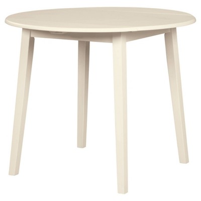 target white round table