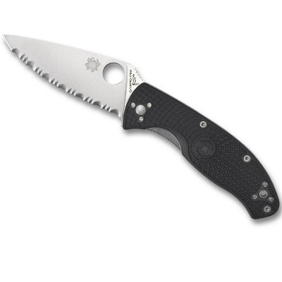 Spyderco Tenacious Lightweight 3.4 in Serr Blade FRN Handle