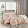 510 Design Full Porter Soft Washed Pleated Duvet Cover Set Blush - 4 of 4