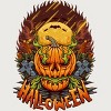 Junior's Design By Humans halloween By arjanaproject T-Shirt - 2 of 3