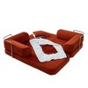 Sapphtopaz Convertible Couches for Living Room with Convertible Blanket Pillow Floor Sofa Lounge Cloud Sofa with Enhanced Frame for Apartment - 2 of 4