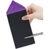 INSPIRE CHIC Men's Solid Card-inserting Prefolded Polyester Pocket Squares Handkerchiefs 1 Pc - 4 of 4