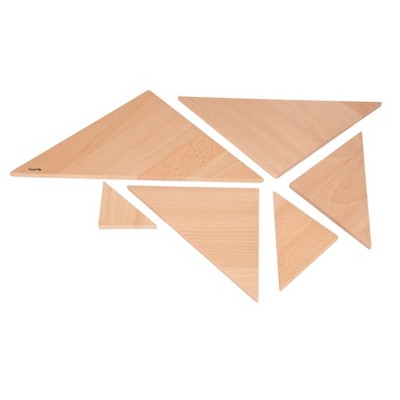 TickiT® Natural Architect Panels - Triangles - Set of 6