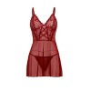 Oh La La Cheri Women's Curvy Avery Sheer Babydoll 71-12092X - 3 of 4