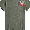 Men's - Peanuts - Snoopy Christmas Stamps Short Sleeve Graphic T-Shirt - 2 of 4