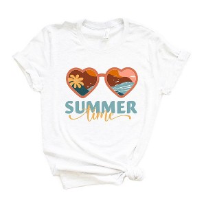 Simply Sage Market Women's Boho Summer Time Sunglassess Short Sleeve Graphic Tee - 1 of 3
