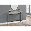 FONTOI Console Table with Large Storage Drawer, Barn Style Finish Side Table for Entryway, Hallway, Living room, Grey, 12"*32.5"*42.5" - 2 of 4