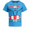 Marvel Avengers Captain America Black Panther Iron Man Short Sleeve Graphic T-Shirt - 3 of 4