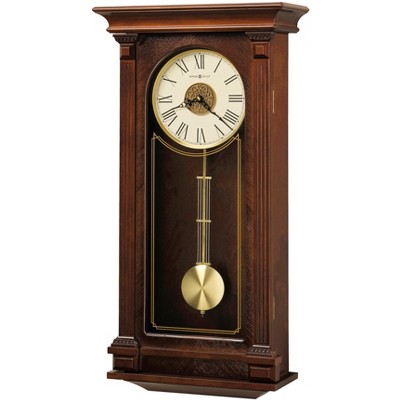 Howard Miller 625524 Howard Miller Sinclair Wall Clock 625524 Cherry  Bordeaux