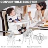 Kinder King 8 in 1 Baby High Chair, Coverts to Dining Booster Seat, Removable Tray & Double Seat Cover, Easy to Wipe - 4 of 4
