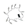 Northlight 90ct Battery Operated Skull, Spider and Jack-o-Lantern LED Halloween Lights Black Wire - 2.5" Purple - 3 of 4