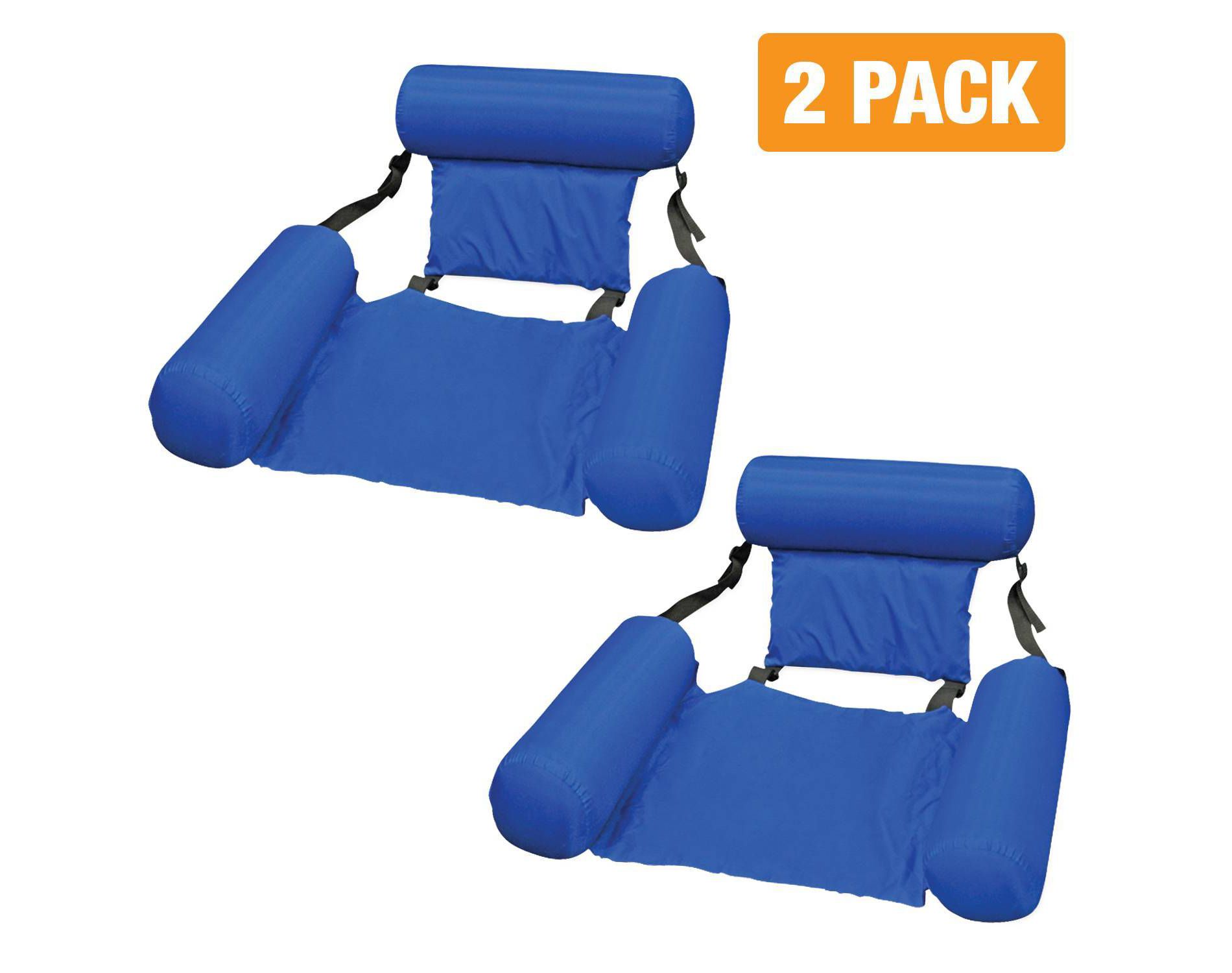 Poolmaster Adult Water Chair Inflatable Swimming Pool Floats - 2pk