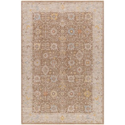 Mark & Day Atlantic 5'x7'5" Rectangle Woven Indoor Area Rugs Brown: Stain-Resistant, Traditional, Polyester, Pet Friendly