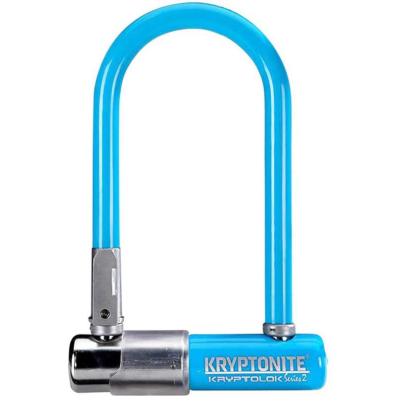 Kryptonite Krypto Series 2 Mini-7 U-Lock 3.25 x 7" Blue, 1 of 5