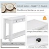 CAVINAS Modern Console Table with 4 Storage Drawers and Bottom Shelf, 63 inch Rectangle Entryway Table for Living Room,Hallway - 4 of 4