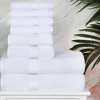 Premium Cotton Solid Plush Heavyweight Hotel Luxury Towel Set by Blue Nile Mills - 2 of 4