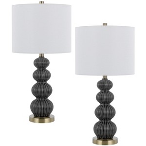 Cal Lighting 100W Carlisle ceramic table lamp Sold in pairs - 1 of 4