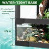 Reptile Glass Tank,Reptile Glass Terrarium with Top Screen Ventilation,Toughened Glass Reptile Tank, Double Hinge Door & Anti Escape for Lizard Snake - 2 of 4