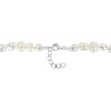 EVERLY JEWELRY | Sterling Silver 5 5.5 mm, 5.5   6 mm and 6 6.5 mm White Freshwater Cultured Pearls Bracelet, 8.5 inch - 4 of 4