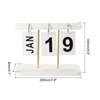 Unique Bargains Wooden Flip Desk Calendar 1 Pc - 2 of 4