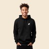 Dalix Embroidered Ghost Hoodie Soft Fleece Hood Sweatshirt Mens - 3 of 4