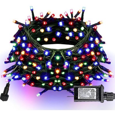 Swtroom 98FT and 300 LED Multicolor Christmas String Lights, 8 Lighting Modes for Indoor Outdoor Christmas Tree Lights Party Decoration