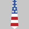 Men's Design By Humans Fourth Of July Simple American Flag Tie By FreshDressedTees T-Shirt - 2 of 2