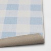 4'x5'6" Gingham Print Accent Rug Blue - Room Essentials™ - 4 of 4