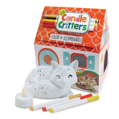 Bright Stripes LED Candle Critters - Fox