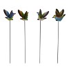 Transpac Resin Hummingbird Pick Set of 4 Spring Home Decorations - 3 of 3