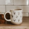 Sweet Water Decor Brown Leaves Stoneware Coffee Mug -14oz - 2 of 3