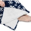 PAVILIA Wearable Blanket Hoodie Adults, Faux Shearling Cozy Oversized Hooded Sweatshirt, Warm Fleece Two Pockets - 3 of 4