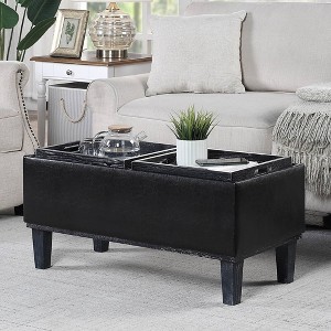 Breighton Home Designs4Comfort Brentwood Storage Ottoman - 1 of 4