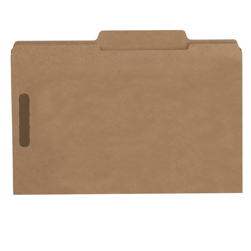 Smead Fastener File Folder, 2 Fasteners, Reinforced  2/5-Cut Tab  Right Of Center Position, Legal Size, Kraft, 50 per Box (19880), 4 of 10