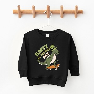 The Juniper Shop Happy St. Pat-Rex Day Toddler Graphic Sweatshirt - 1 of 2
