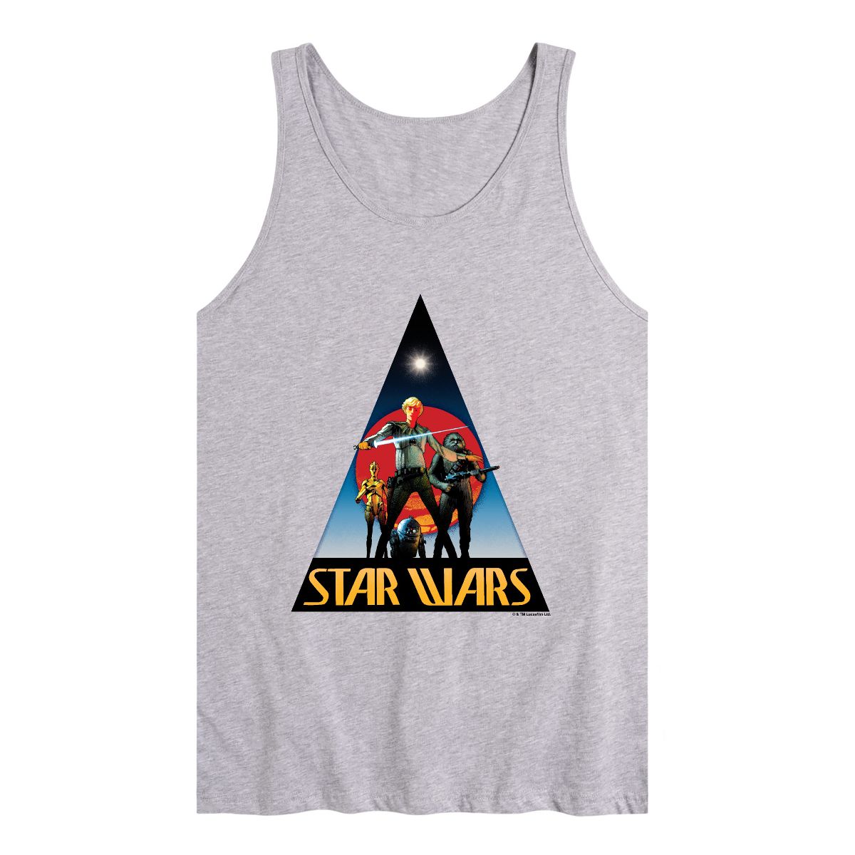 Men's - Star Wars - Retro Logo Graphic Tank Top