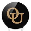 Oakland University Secondary Logo Acrylic Cake Topper Party Decoration for Wedding Anniversary Birthday Graduation - 3 of 4