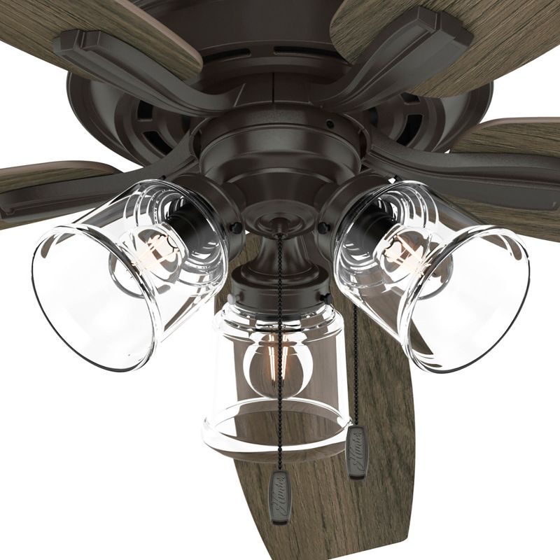 60" Dondra Ceiling Fan with Light Kit and Pull Chain (Includes LED Light Bulb) - Hunter Fan, 5 of 13
