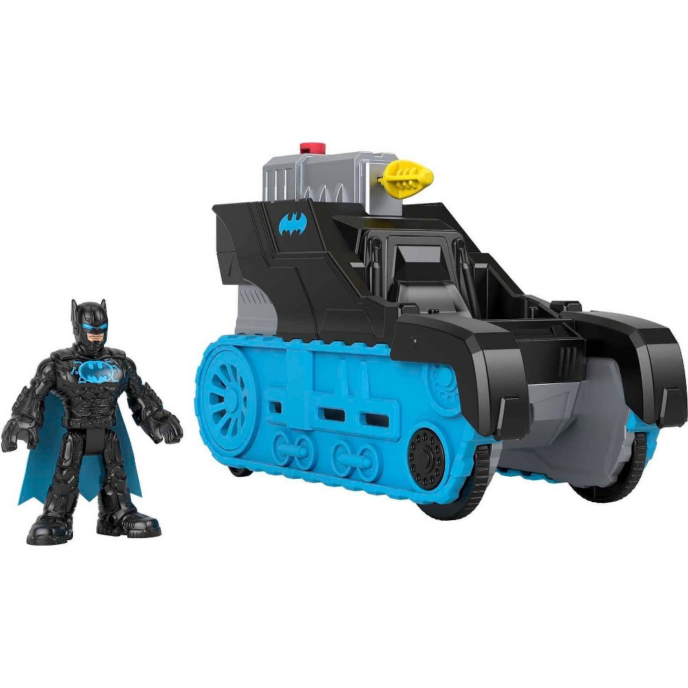 Imaginext DC Super Friends Batman Toy Bat-Tech Tank with Lights and Poseable Figure  Preschool Toys