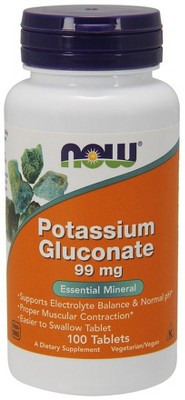 Potassium Gluconate 99mg by Now Foods  -  250 Tablet