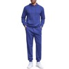 COOFANDY Men's Tracksuits 2 Pieces Waffle Hoodies Sweatsuit Sets Sports Jogging Suit Set - 4 of 4