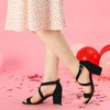 Perphy Women's Crisscross Buckle Strap Open-Toe Chunky Heels Sandals - 2 of 4