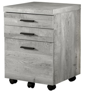 NicBex 3 Drawer Mobile File Cabinet,Office Cabinet with White Metal Handle and Casters,Modern Storage Cabinet,Filing Cabinets for Home Office - 1 of 4