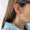 Adornia Gold 2-PIECE Hoop Earrings HOLIDAY Set - 2 of 4