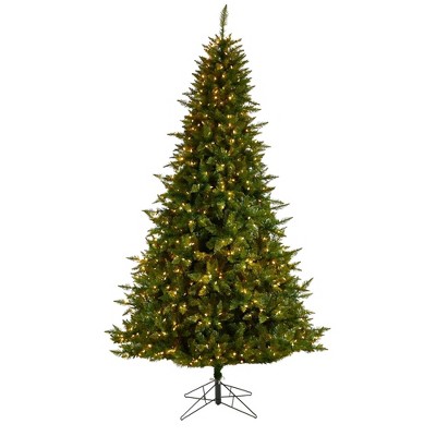 Nearly Natural 9’ Vermont Spruce Prelit LED Multifunction Light Artificial Christmas Tree