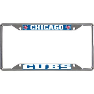 MLB Chicago Cubs Stainless Steel License Plate Frame - 1 of 3