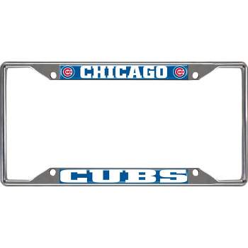 MLB Chicago Cubs Stainless Steel License Plate Frame