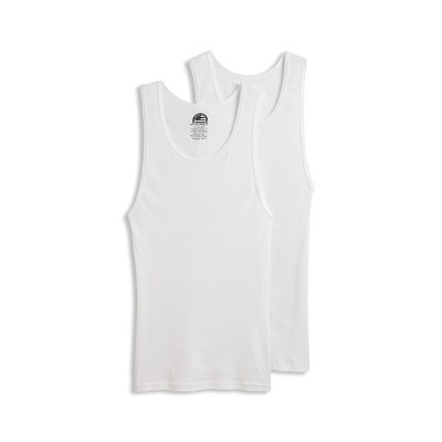 Jockey Men's Made in America 100% Cotton Tank - 2 Pack