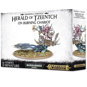 Fateskimmer Herald Of Tzeentch On Burning Chariot Daemons Tzeentch 40K AoS - 1 of 2